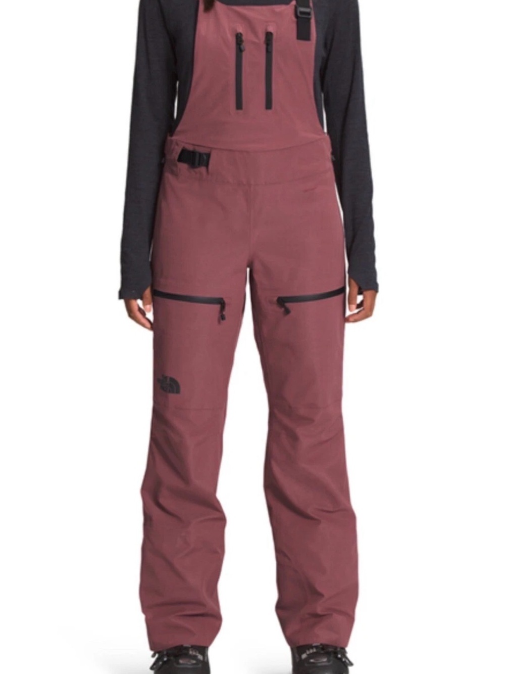 The North Face Women's Burgundy Ski Bib Pants